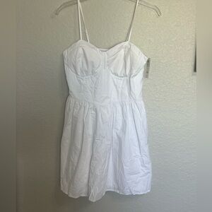 No Boundaries White Strapless Dress